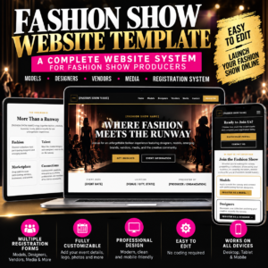 Fashion Show Website Template